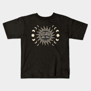 Total Solar Eclipse USA April 2024 Little Rock Arkansas Kids T-Shirt